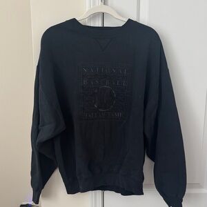 Vintage Gear For Sports Black Baseball Hall of Fame Hoodie